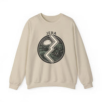 Jera Rune Harvest Field Sweatshirt - Medium Weight Cotton Blend Crewneck - Unisex White