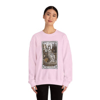 Major Arcana Empress Tarot Card Sweatshirt - Soft Heavy Blend Crewneck - Unisex White