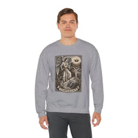 Temperance Tarot Card Angel Sweatshirt - Heavy Blend Fleece Crewneck - Unisex White