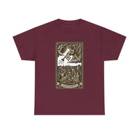 Judgement Angel Graphic T-Shirt - Heavy Cotton Classic Fit Tee - Unisex White