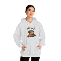 Player One 8-Bit Gaming Dog Hoodie - Soft Cotton-Poly Blend Fleece - Unisex White