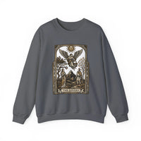 The Lovers Tarot Card Sweatshirt - Heavy Blend Fleece Crewneck - Unisex White