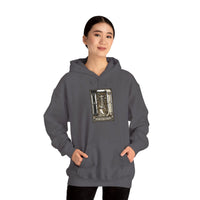 High Priestess Tarot Card Hoodie - Heavy Blend Fleece Pullover - Unisex White