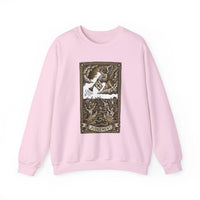 Judgement Tarot Card Graphic Sweatshirt - Heavy Blend Classic Fit Crewneck - Unisex White