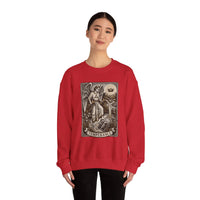 Temperance Tarot Card Angel Sweatshirt - Heavy Blend Fleece Crewneck - Unisex White