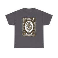 The World Tarot Card Graphic T-Shirt - Heavy Cotton Classic Fit Tee - Unisex White