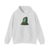 Othala Rune Stone Graphic Hoodie - Heavy Blend Fleece Pullover - Unisex White