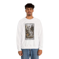 Major Arcana Empress Tarot Card Sweatshirt - Soft Heavy Blend Crewneck - Unisex White