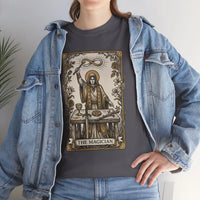 The Magician Tarot Card T-Shirt - Heavyweight 100% Cotton Classic Tee - Unisex White