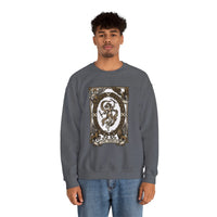 The World Tarot Card Sweatshirt - Heavy Blend Fleece Crewneck - Unisex White