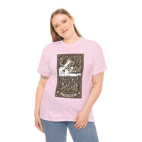 Judgement Angel Graphic T-Shirt - Heavy Cotton Classic Fit Tee - Unisex White