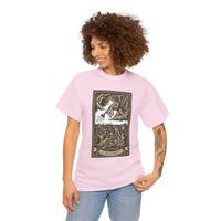 Judgement Angel Graphic T-Shirt - Heavy Cotton Classic Fit Tee - Unisex White