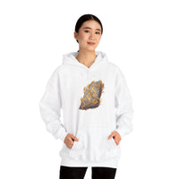 Jera Rune Harvest Wheel Hoodie - Soft Cotton Blend Pullover Hoodie - Unisex White