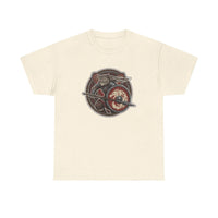 Viking Berserker Cats Shieldmaiden T-Shirt - Heavy Cotton Classic Fit Tee - Unisex White