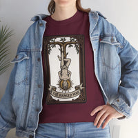 The Hanged Man Tarot Card T-Shirt - Heavy Cotton Classic Fit Tee - Unisex White