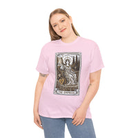 Empress Tarot Card Graphic T-Shirt - Heavy Cotton Classic Fit Tee - Unisex White