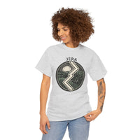 Jera Rune Harvest Reaping T-Shirt - Medium Weight Cotton Classic Fit Tee - Unisex White