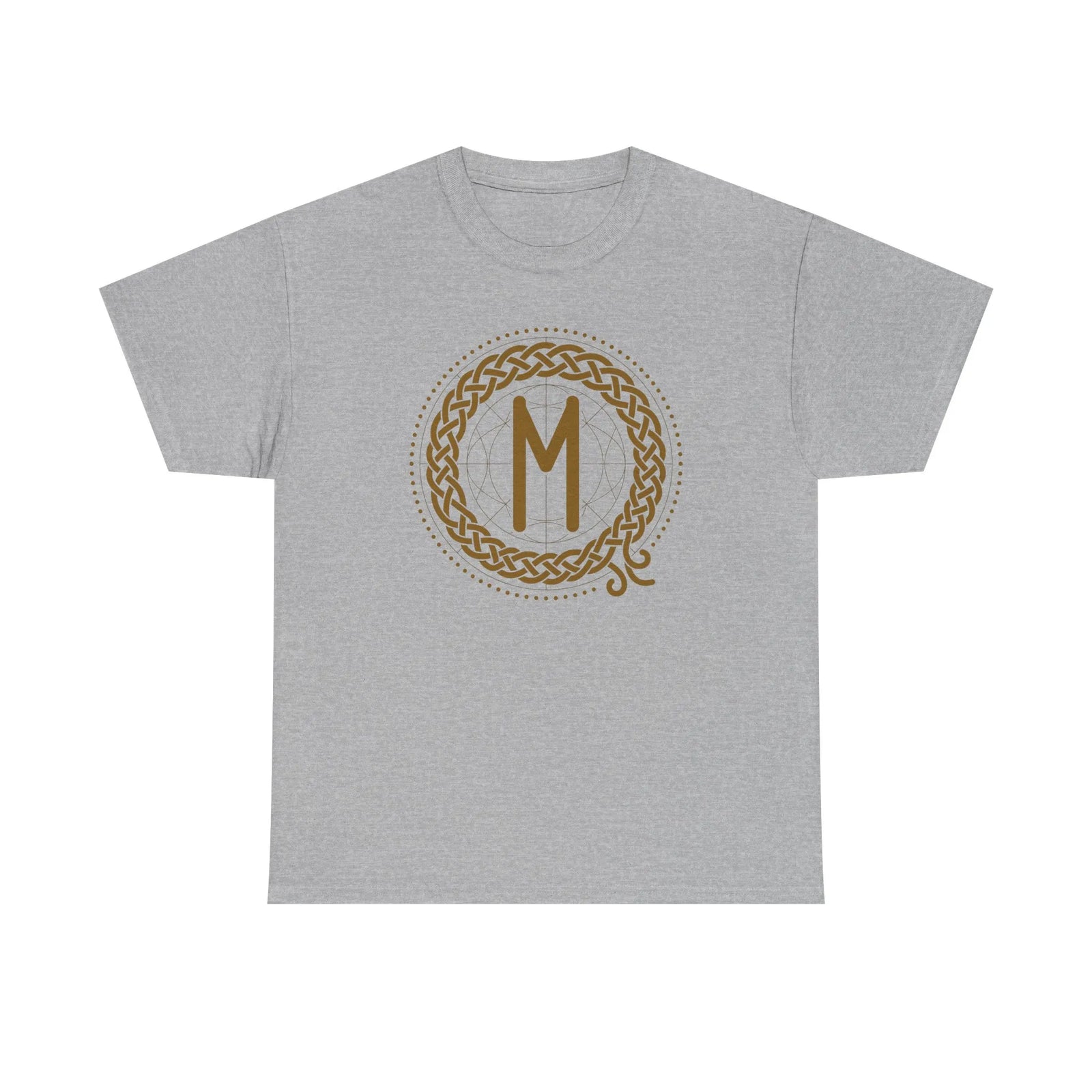 Ehwaz Rune Divine Twins T-Shirt - Heavyweight Cotton Classic Fit - Unisex White