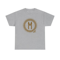 Ehwaz Rune Divine Twins T-Shirt - Heavyweight Cotton Classic Fit - Unisex White