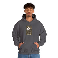 Judgement Tarot Card Graphic Hoodie - Heavyweight Cotton Blend Pullover - Unisex White