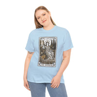 Empress Tarot Card Graphic T-Shirt - Heavy Cotton Classic Fit Tee - Unisex White
