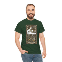Judgement Angel Graphic T-Shirt - Heavy Cotton Classic Fit Tee - Unisex White