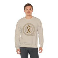 Othala Rune Inheritance Sweatshirt - Heavy Blend Crewneck Fleece - Unisex Off White
