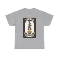 The Hanged Man Tarot Card T-Shirt - Heavy Cotton Classic Fit Tee - Unisex White