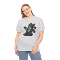 Berkana Rune Birch Tree Graphic T-Shirt - Heavy Cotton Classic Fit Tee - Unisex White
