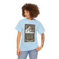 Judgement Angel Graphic T-Shirt - Heavy Cotton Classic Fit Tee - Unisex White