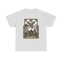 The Lovers Tarot Card Graphic T-Shirt - Heavy Cotton Classic Fit Tee - Unisex White