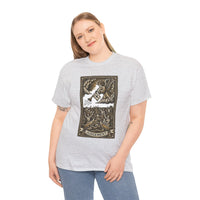 Judgement Angel Graphic T-Shirt - Heavy Cotton Classic Fit Tee - Unisex White
