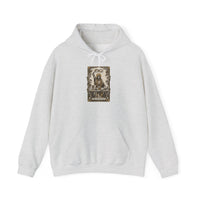 The Magician Tarot Card Hoodie - Cozy Fleece Pullover - Unisex White