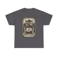 The Emperor Tarot Card T-Shirt - Heavy Cotton Classic Fit - Unisex White