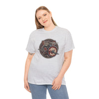 Viking Berserker Cats Shieldmaiden T-Shirt - Heavy Cotton Classic Fit Tee - Unisex White