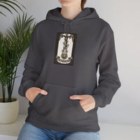 The Hanged Man Tarot Card Hoodie - Heavy Blend Fleece Pullover - Unisex White