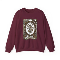 The World Tarot Card Sweatshirt - Heavy Blend Fleece Crewneck - Unisex White