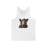 Dagaz Rune Transformation Tank Top - Lightweight Combed Cotton Retail Fit - Unisex White