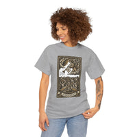 Judgement Angel Graphic T-Shirt - Heavy Cotton Classic Fit Tee - Unisex White