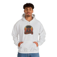 Rottweiler Retro 70s Sunset Hoodie - Soft Blend Classic Fit Pullover - Unisex White