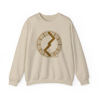 Jera Harvest Rune Sweatshirt - Heavy Cotton Blend Crewneck - Unisex White