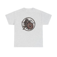 Viking Berserker Dog Shieldmaiden T-Shirt - Heavyweight 100% Cotton Classic Tee - Unisex White