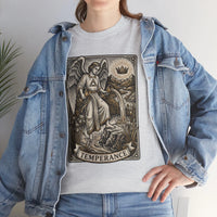 Temperance Angel Tarot Card T-Shirt - Heavy Cotton Classic Fit Tee - Unisex White