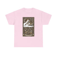 Judgement Angel Graphic T-Shirt - Heavy Cotton Classic Fit Tee - Unisex White