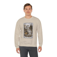 Major Arcana Empress Tarot Card Sweatshirt - Soft Heavy Blend Crewneck - Unisex White