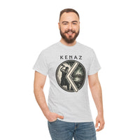Kenaz Rune Forge Blacksmith T-Shirt - Heavyweight 100% Cotton Classic Fit Tee - Unisex White