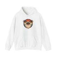 Ragdoll Cat Aviator Sunset Hoodie - Heavy Blend Cotton-Poly Fleece - Unisex Off White