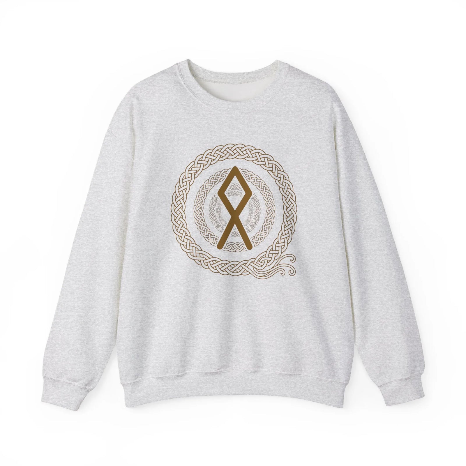 Othala Rune Inheritance Sweatshirt - Heavy Blend Crewneck Fleece - Unisex Off White