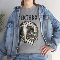 Perthro Norse Rune Graphic T-Shirt - Heavy Cotton Classic Fit Tee - Unisex White