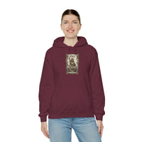 The Magician Tarot Card Hoodie - Cozy Fleece Pullover - Unisex White
